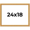 PosterPalooza | 24x18 Wood Antique Frame with UV Acrylic, 4 Finishes: Bronze, Gold, Silver, and Black - 2 of 4