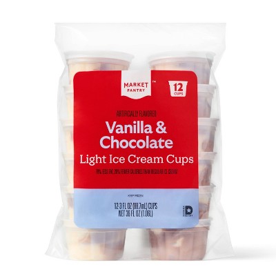 Chocolate & Vanilla Ice Cream - 36 fl oz - Market Pantry™
