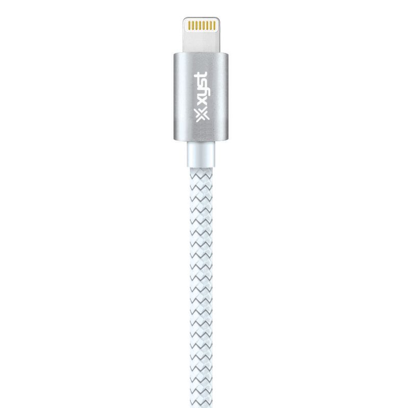XYST™ Charge and Sync USB to Lightning® Braided Cable, 10 Ft., 3 of 7