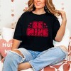 Simply Sage Market Women's Be Mine Bubble Short Sleeve Garment Dyed Tee - 2 of 4