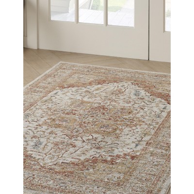 Petra Vintage Medallion Iv/Rust Rectangular Indoor Rug