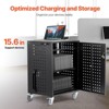 VEVOR Charging Cart, 36 Device Mobile Charging Station, Up to 15.6 in Screen Size, Office and Classroom Mobile Charging Cart, for Chromebook - 3 of 4