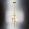 Urban Ambiance Luxury Posh Indoor Pendant,  23-7/8''H x 12"W x 12''D,  Soft Gold Finish, UHP5047 - 4 of 4