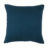 HomeRoots 18" Blue and Pink Floral Throw Pillow Cover - 4 of 4