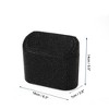 Unique Bargains Auto Car Trash Can Durable Car Door Trash Bin Black 1 Pc 6.3" Length 2.8" Width 5.5" Height ABS Rhinestone - 3 of 4