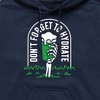 Men's - Instant Message - Don't Forget To Hydrate Graphic Fleece Pullover Hoodie - 2 of 4