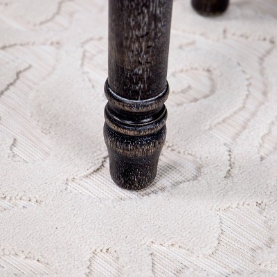 Natural Rectangular Stain-Resistant Synthetic Area Rug 3'11" x 5'5"