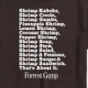 Men's - Forrest Gump - Bubbas Shrimp List Short Sleeve Graphic T-Shirt - 2 of 4