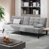 Celebalcony 64.2" Convertible Futon Upholstered Sofa Bed - 2 of 4