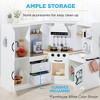 Best Choice Products Pretend Play Corner Kitchen, Ultimate Wooden Toy Set for Kids w/ 6 Accessories - 3 of 4