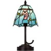 Cal Lighting BO-3117AC 40W Metal and Resin Tiffany Accent Lamp, Dark Bronze - 2 of 4