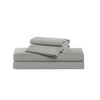 Truly Soft Full 4pc Green Solid Sheet Set Gray - 2 of 4