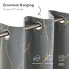 Deconovo Gold Line 52 Width Curtain Panel Pair (2 Panel) - 4 of 4