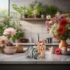 Pavilion Gift Company - Sherri Kay - Yorkshire - 9" x 9" Dog Planter Vase - Decorative Vases - 4 of 4