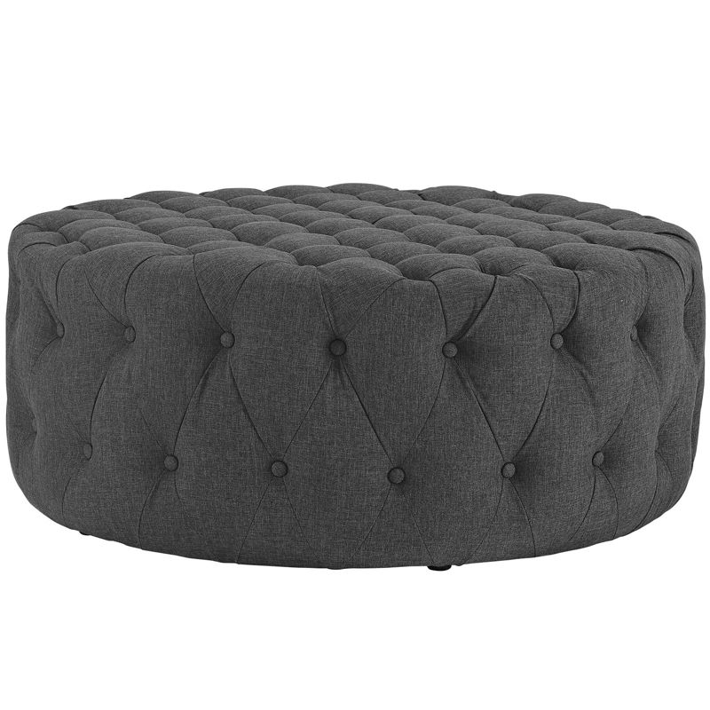 Amour Upholstered Fabric Ottoman - Modway, 5 of 8