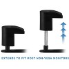 Mount It! VESA Adapter Mount Bracket Kit For Non VESA HP ACER Samsung Dell Asus Monitors | Fits 13 to 30 Inch VESA 75x75 and VESA 100x100, Black - 3 of 4