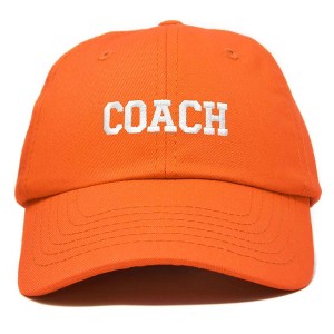 Dalix Coach Embroidered Sports League Baseball Cap Adjustable Dad Hat Mens - 1 of 4