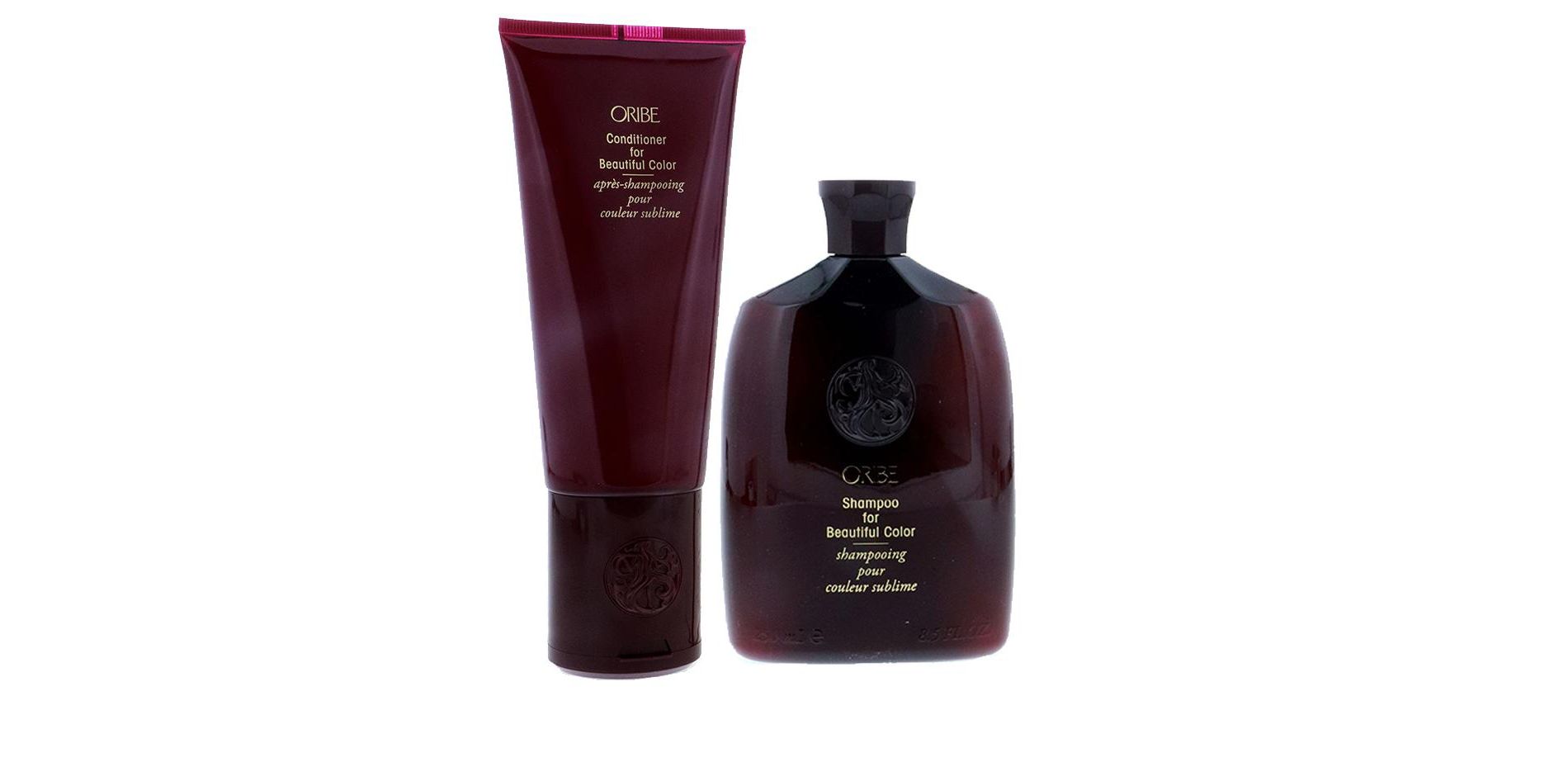 Oribe Shampoo for Beautiful Color, 8.5 oz & Oribe Conditioner for Beautiful Color, 6.8 oz DUO