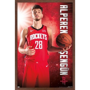 Trends International NBA Houston Rockets - Alperen Sengün 23 Framed Wall Poster Prints - 1 of 4