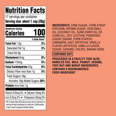 Funnel Cake Popcorn Bag - 17oz - Favorite Day™
