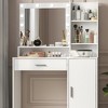 Makeup Vanity Desk with Mirror & Light - 2 of 4