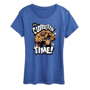 Women's - Marvel - Clobberin Time Short Sleeve Graphic T-Shirt - 1 of 4