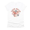 S.W.Smiley Love More Smiley Faces - Women's Short Sleeve Graphic T-Shirt - 3 of 4