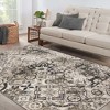 Vintage Traditional Distressed Floral Medallion Indoor Runner or Area Rug by Blue Nile Mills - 2 of 4