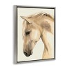 Stupell Industries Country Horse Farm Animal Portrait Floating Frame Canvas Art, Gray, 17" x 21" - 2 of 4