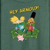 Women's - Hey Arnold! - Arnold, Gerald, and Abner Lightweight French Terry Wide Neck Long Sleeve Shirt - 2 of 4