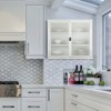 NicBex Modern 2 Glass Door Bathroom Wall Mount Cabinet Medicine Cabinet with 3 Tier Removable Shelves - 4 of 4