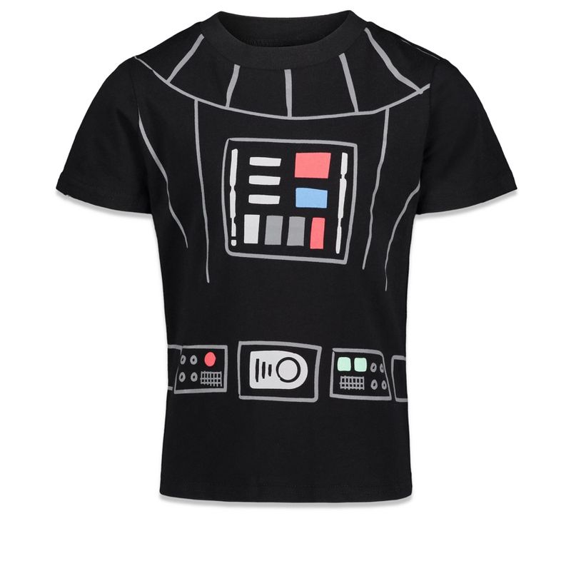 Star Wars Chewbacca Darth Vader Stormtrooper Yoda Little Boys 4 Pack Graphic T-Shirt , 2 of 6