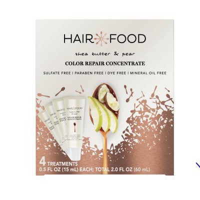 Hair Food Repair Concentrate Ampoules Infused with Shea Butter - 4ct/2oz