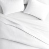 FIONECA Extra Soft Herringbone Comforter Set White Hypoallergenic Microfiber Suitable For All Seasons Machine Washable - 3 of 4