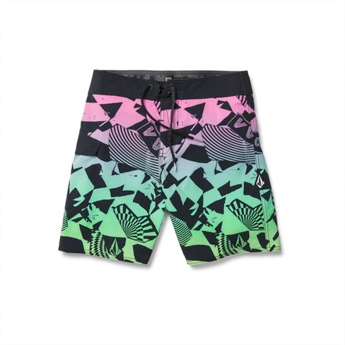 Volcom Boys Uproar Mod Tech Boardshorts Trunks, Poison Green - 25 : Target