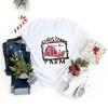 Simply Sage Market Women's Christmas On The Farm Barn Short Sleeve Graphic Tee - 2 of 2