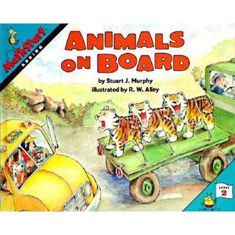 Animals on Board - (Mathstart 2) by  Stuart J Murphy (Paperback), 1 of 2