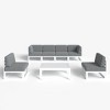 LayinSun 7-Piece Large Outdoor Modular L-Shaped Sectional Set with Coffee Table - 2 of 4