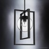 Urban Ambiance Luxury Minimalist Pendant Light,  13.125"H x 8.25"W,  Midnight Black Finish, UHP3251 - 3 of 4