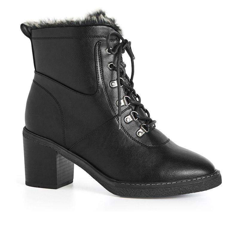 Women's WIDE FIT Sarah Ankle Boot - black | CLOUDWALKERS, 1 of 7