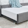 CAVINAS Full Size Bed Frame, Velvet Upholstered Tufted Bed Frame with 2 Drawers, Sofa Bed Frame with Comfortable Backrest and Armrests - 3 of 4