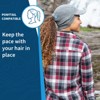 TrailHeads Fleece Ponytail Hat for Women –  Reflective Winter Beanie with Visor for Running, Hiking - 3 of 4