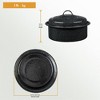 Granite Ware 3 Lb. Capacity Covered Round Roaster, Speckled Black Enamel On Steel - 3 of 4