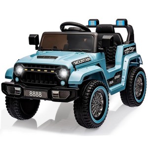GARVEE 12V Kids Ride On Truck Car, Battery Powered Electric Vehicles with Remote Control, Spring Suspensions, 3 Speeds, LED Lights, Music, MP3 - 1 of 4