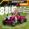 JOYRACER 2WD 24V 2-Seater Electric Ride-On UTV for Kids, 2×75W Motors, Remote Control, LED Lights, Spring Suspension, 3 Speeds & Bluetooth Music - 2 of 4