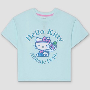 Girls' Hello Kitty Athletic T-Shirt - Blue - 1 of 3