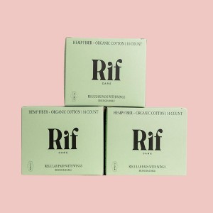 Rif Care Organic Regular Pads with Wings- 42 count - 1 of 4