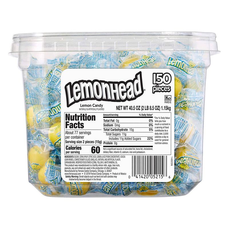 Lemonhead Tub - 40.5oz/150ct, 4 of 6