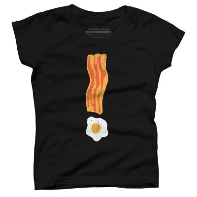 Girl's Design By Humans Breakfast is Important!!! By NDTank T-Shirt