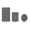 Lux Premium 100% Cotton  Ultra-Soft Tufted Solid Reversible 3 Piece Bath Rug Set, Water-Absorbent, Durable, Machine Washable Bathroom Rug - 2 of 4